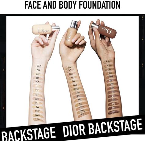 Dior 1W / 1 Warm Backstage Face & Body Foundation Review